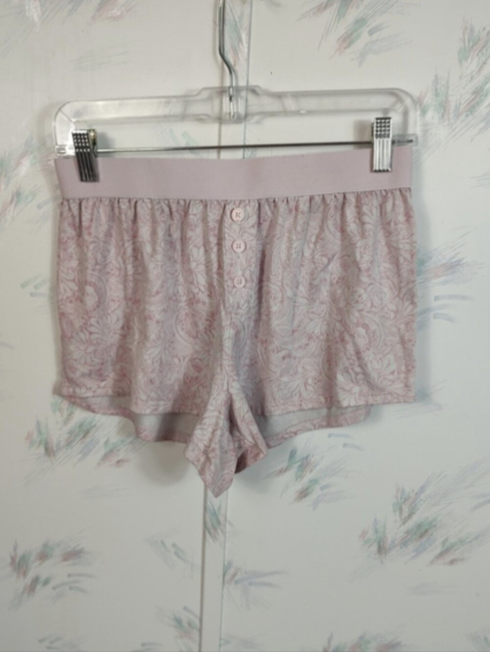 Lucky Brand Pink Floral Print Pajama Shorts Small